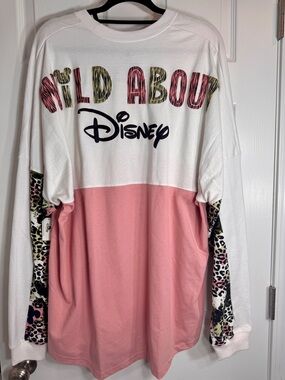 NWT Disney Parks "Wild About Disney" Spirit Jersey - Animal Kingdom Edition XXL